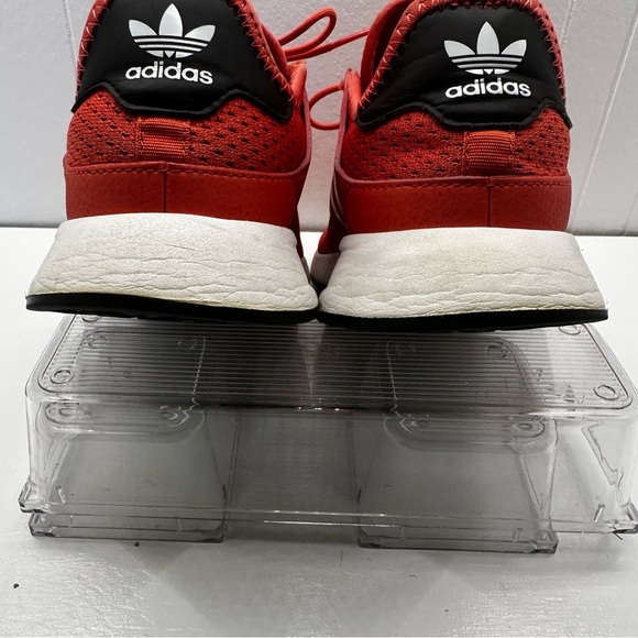 Adidas Coral/Pink Ortholite Sneakers Knit Kids 5.5 equivalent To Womens 7 - Picture 4 of 11